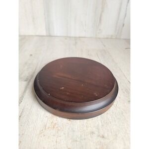 Enesco vintage wooden display base home decor figure unique